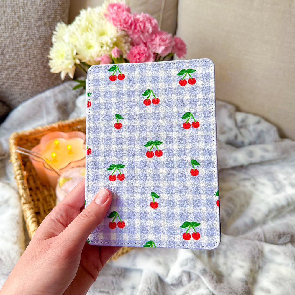Cherry Gingham Kindle Case