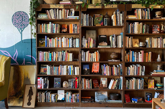 A stack of books ready for book club