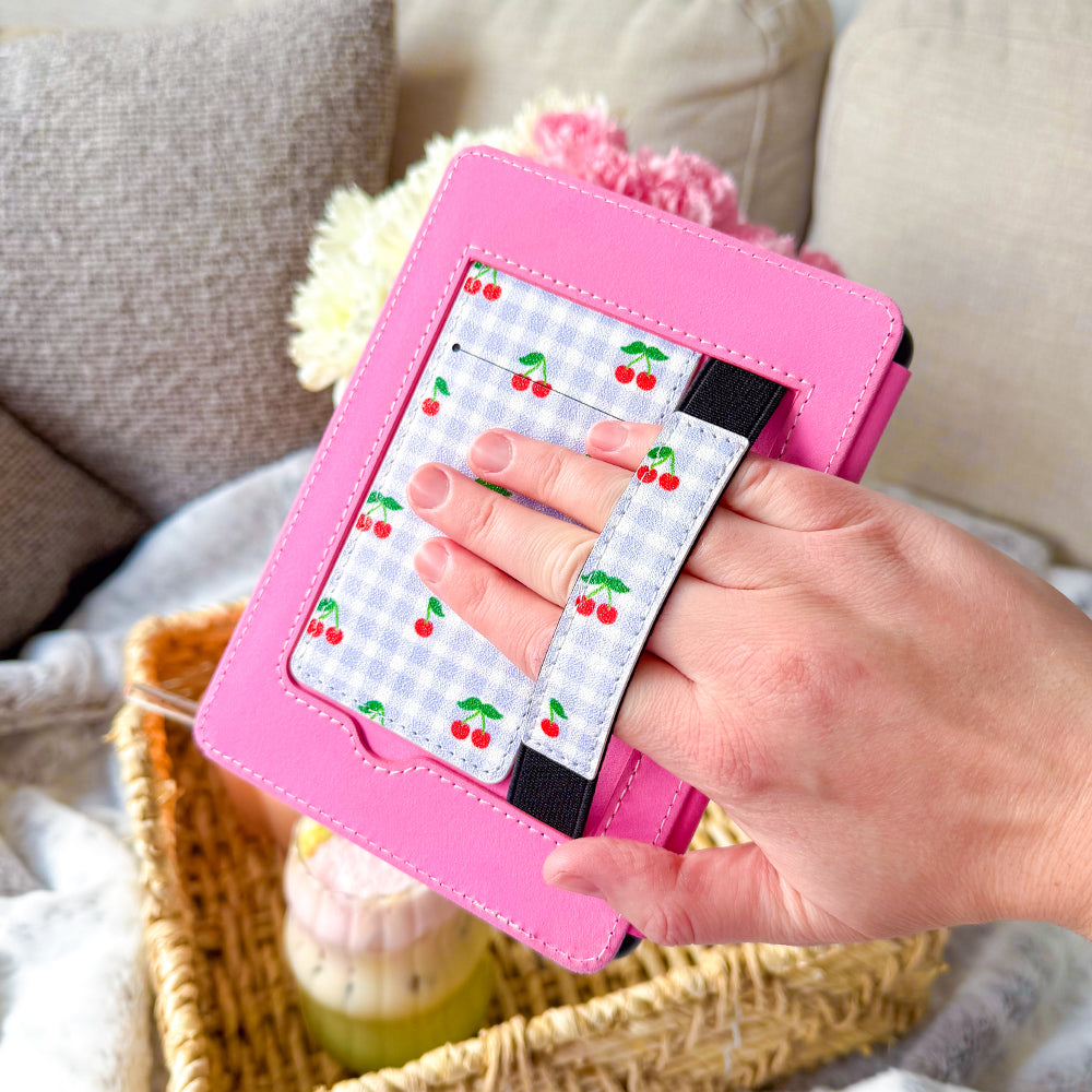 PRE-ORDER: Cherry Gingham Kindle Case