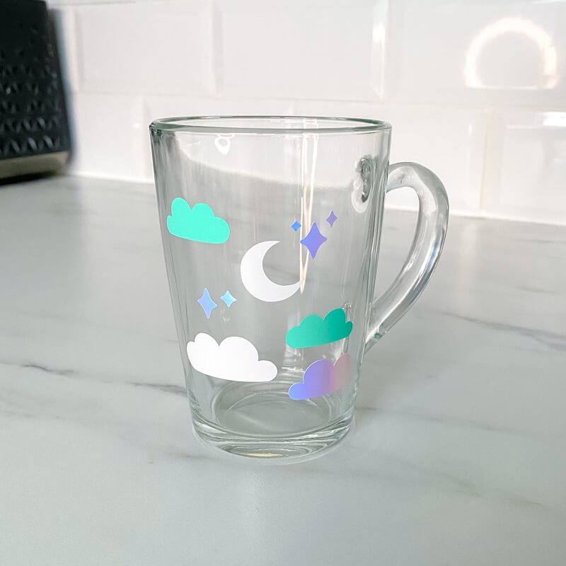 Sprinkle Club - Cute kawaii glass tea or coffee mug with cute design