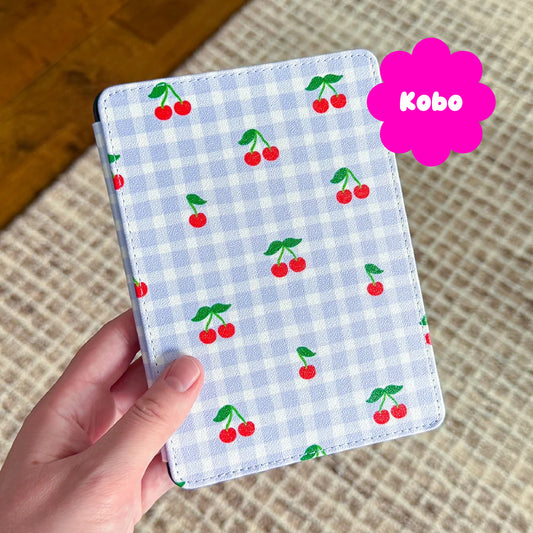 Cherry Gingham Kobo Clara Case