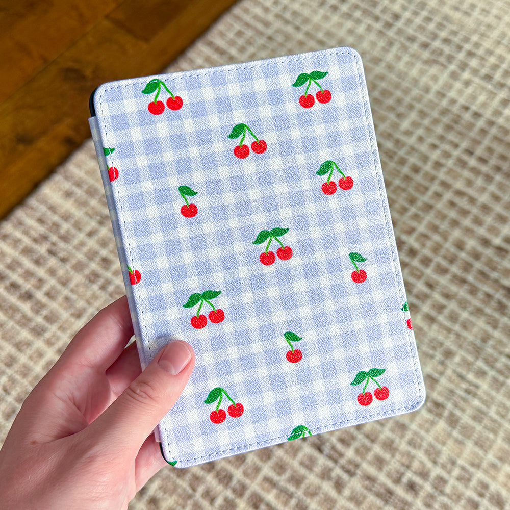 PRE-ORDER: Cherry Gingham Kobo Clara Case