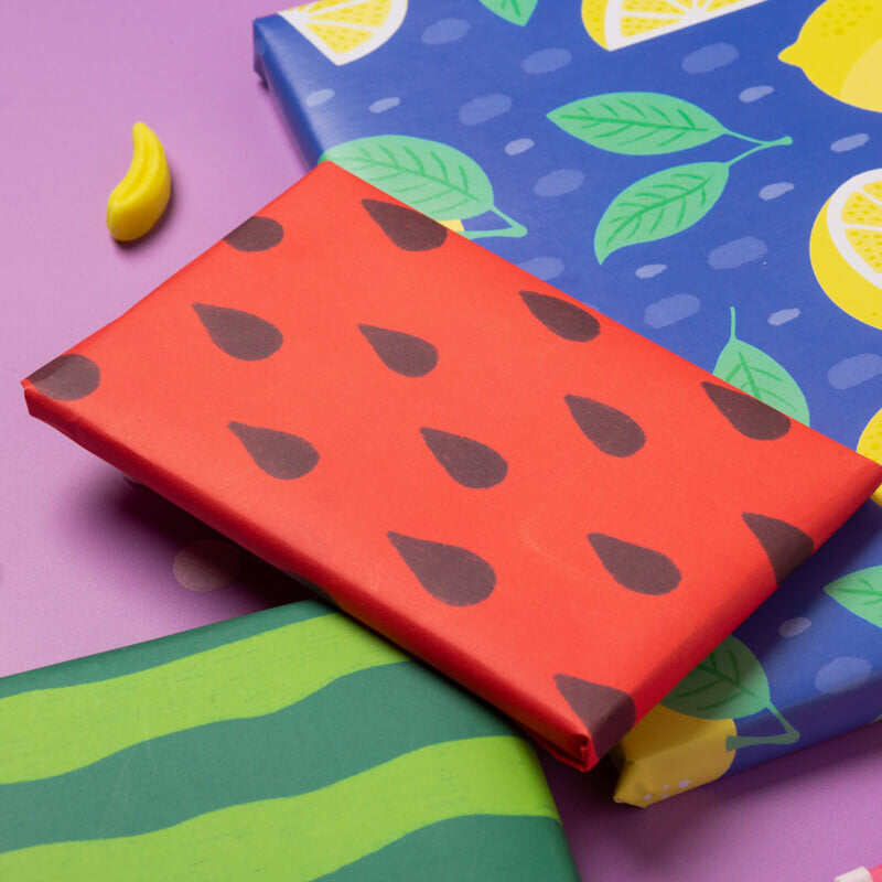 Sprinkle Club - Red watermelon looking wrapping paper